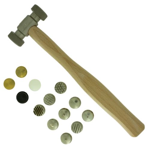 Imagen de Martillo para joyería con 13 puntas intercambiables 