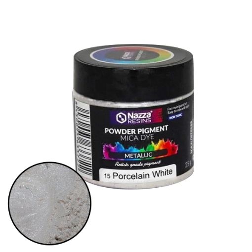 Imagen de Pigmento metálico blanco 15 25gr.
