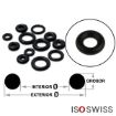 Imagen de Mini Juntas Iso Swiss redondas para tubos de coronas