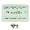 Imagen de SURTIDO 10 CORONAS ROSCA 90 (Ø3.50-Ø7.00mm)  ACERO MADE IN ITALY