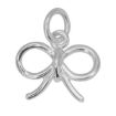 Imagen de Colgante con forma de Lazo Liso 10x10 mm. - Plata 925