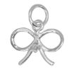 Imagen de Colgante con forma de Lazo Liso 10x10 mm. - Plata 925