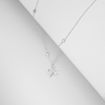 Imagen de Colgante con forma de Lazo Liso 10x10 mm. - Plata 925