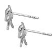 Par de Pendientes Lazo plata 925