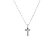 Imagen de Collar Mini Cruz Plata 925