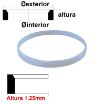 Imagen de Juntas Hytrel de 1.25 MM para Cristales de 1.50 mm