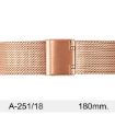 Imagen de Armi de malla Premium oro rosa 18mm 180mm