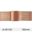 Imagen de Armi de malla Premium oro rosa 20 mm 180 mm