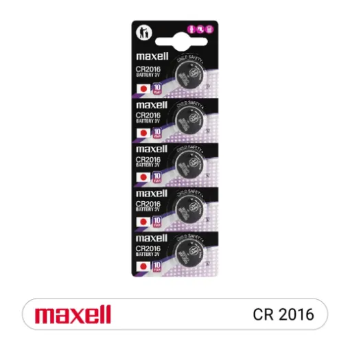Batería de Litio Maxell CR 2016 Original