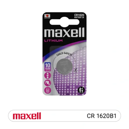 Pila Maxell CR1620 Litio 3V 