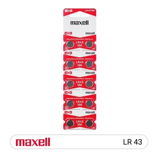 Imagen de Batería micro alcalina de 1.5V Maxell LR43