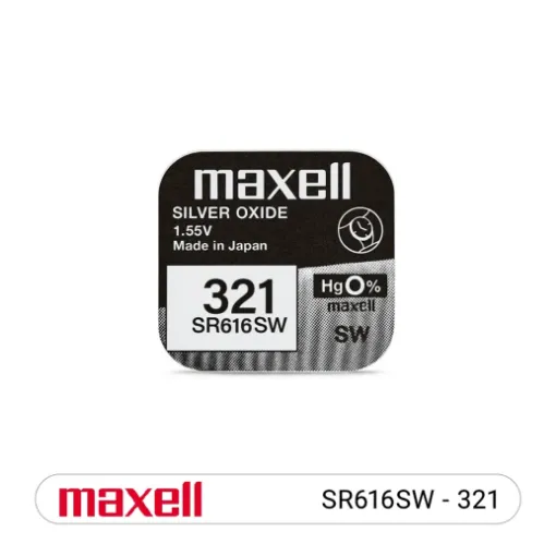 Pila Maxell SR616SW - 321