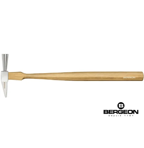 Imagen de Martillo para Relojería de acero y mango de madera Bergeon 1438-3