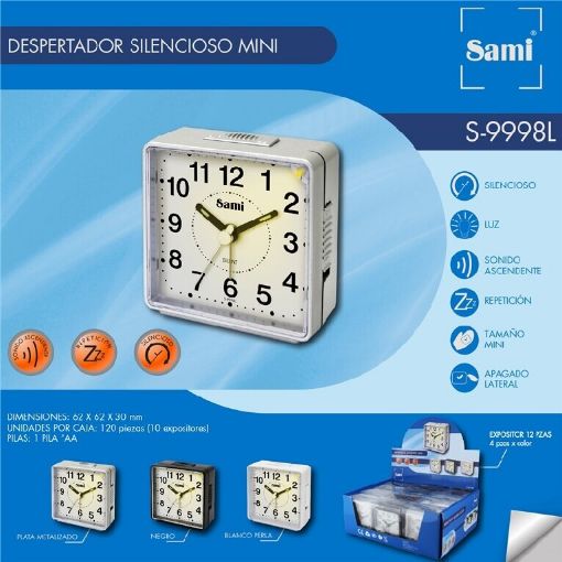 Imagen de Despertador analógico Sami S-9998L