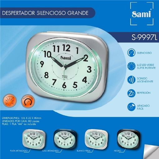 Imagen de Despertador analógico Sami S-9997L