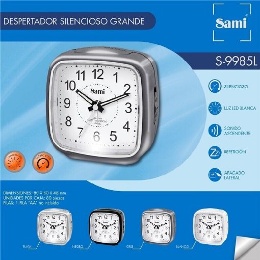 Imagen de Despertador analógico Sami S-9985L