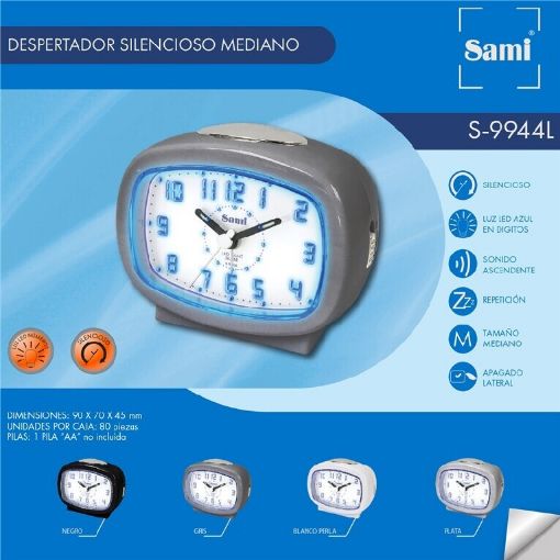 Imagen de Despertador analógico Sami S-9944L