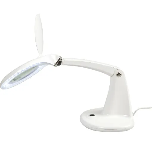 Imagen de Lámpara de Sobremesa Profesional con Lupa de Cristal y 60 LEDs