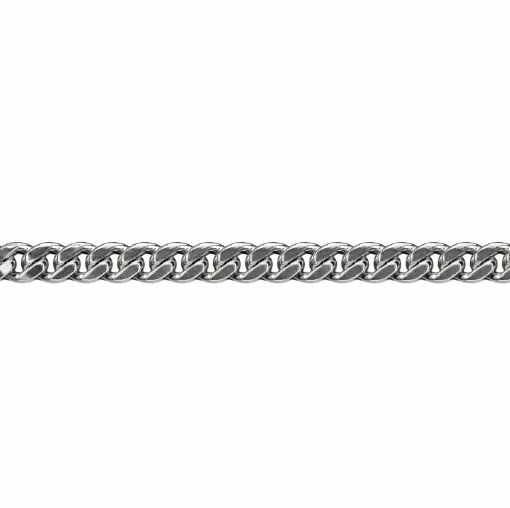 Imagen de Cadena plana para reloj de bolsillo cromada 30 cm