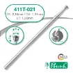 Imagen de Pack 6 fresas huecas Twincut de acero (411T) Ø:2.1mm