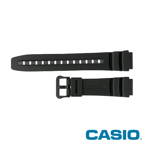 Imagen de 71604350 Correa Casio Goma Negra AD-300