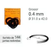 Imagen de Surtido 144 Juntas Redondas 0.4 MM Grosor