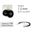 Imagen de Surtido 144 Juntas Redondas 1.2 MM Grosor