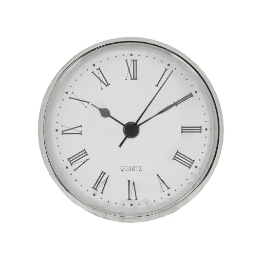 Reloj para Empotrar Cromado 66 mm