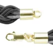 2 Terminales pulseras chapado 24k 