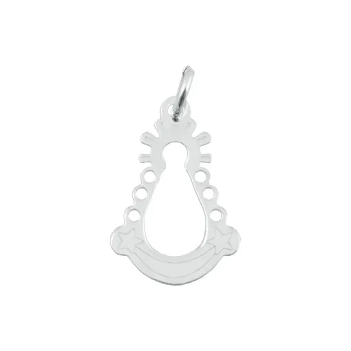 Colgante Virgen del Rocío Plata 925