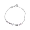 Pulsera Infantil Rolo Cruz Plata 925