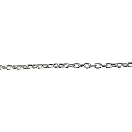 Imagen de Cadena forzada 45 cm. (1.5 x 1.1 mm.) Plata 925