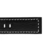 Imagen de Correa Neopreno negra costura blanca Valencia 18 mm