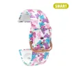 Imagen de Correa Orlando silicona estampada Mariposa 22 mm