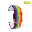 Imagen de Correa Orlando silicona estampada LGTB+ 20 mm