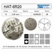 Movimiento de pulsera mecánico automático Hattori 6R20