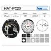 Movimiento de pulsera Hattori PC23