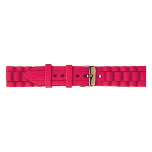Imagen de Correa silicona París color fucsia 18 mm