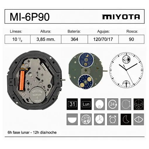 Miyota 6P90