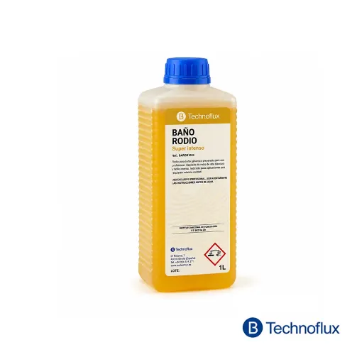 Baño de rodio súper blanco para inmersión Technoflux