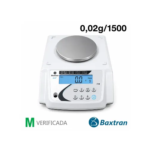 Imagen de Balanza electrónica Baxtran M BAP1500M Verificada