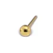 Pendiente de bola dorado 3 mm Studex System 75