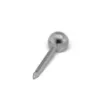 Pendiente de bola plateada 3 mm Studex System 75