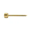 Pendiente de botón abril dorado 2 mm Studex System 75