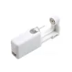 Pendiente de botón abril plateado 2 mm Studex System 75