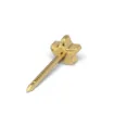 Pendiente de estrella dorado 4 mm Studex System 75