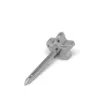 Pendiente de estrella platado 4 mm Studex System 75