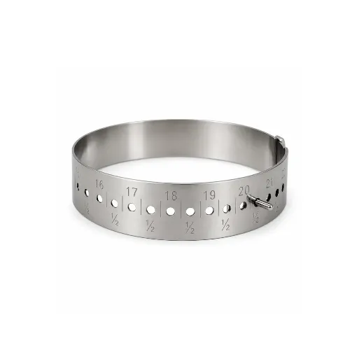 Calibre de acero para pulseras