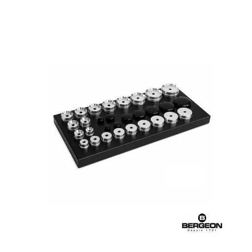 Surtido de 30 tases reversibles Bergeon de duraluminio para cerrar fondos y cristales - 5500-A1