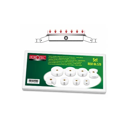 Surtido de 8 tases reversibles Horotec de nylon para colocar cristales minerales planos - MSA 06.520